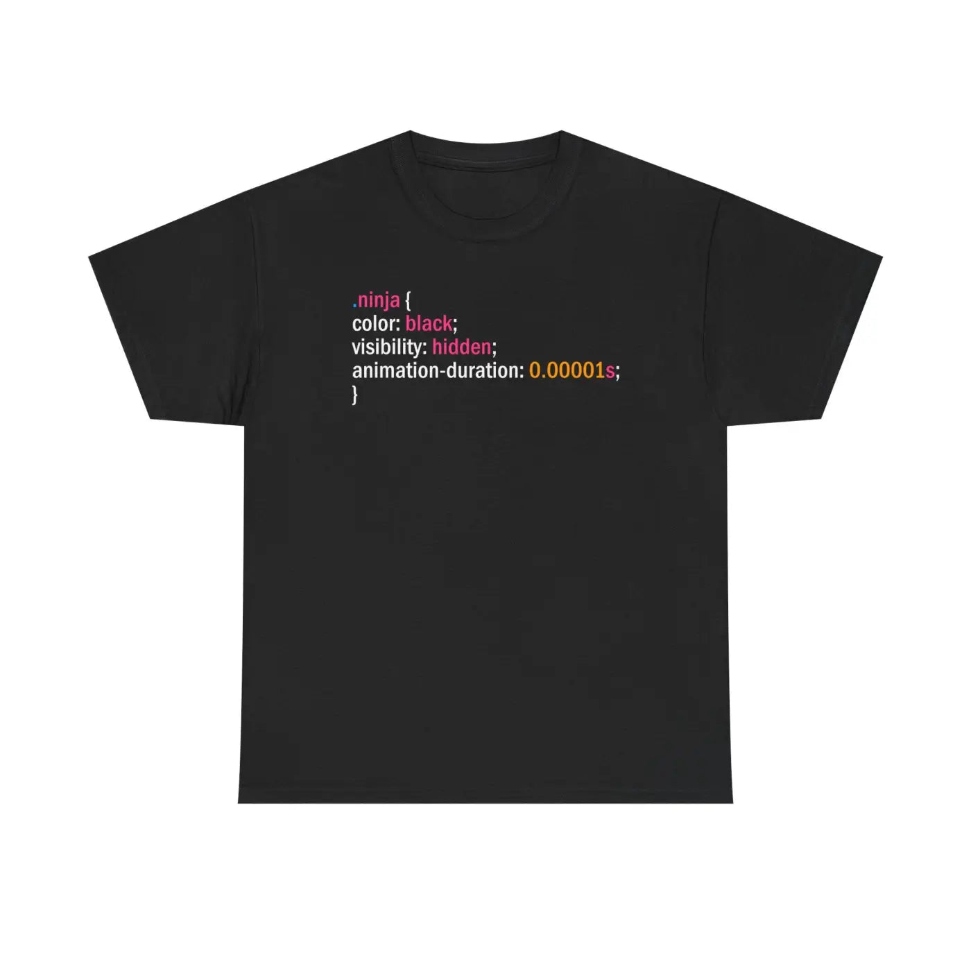 Ninja Visibility Hidden T-Shirt - Unisex Heavy Cotton - DipaliZ