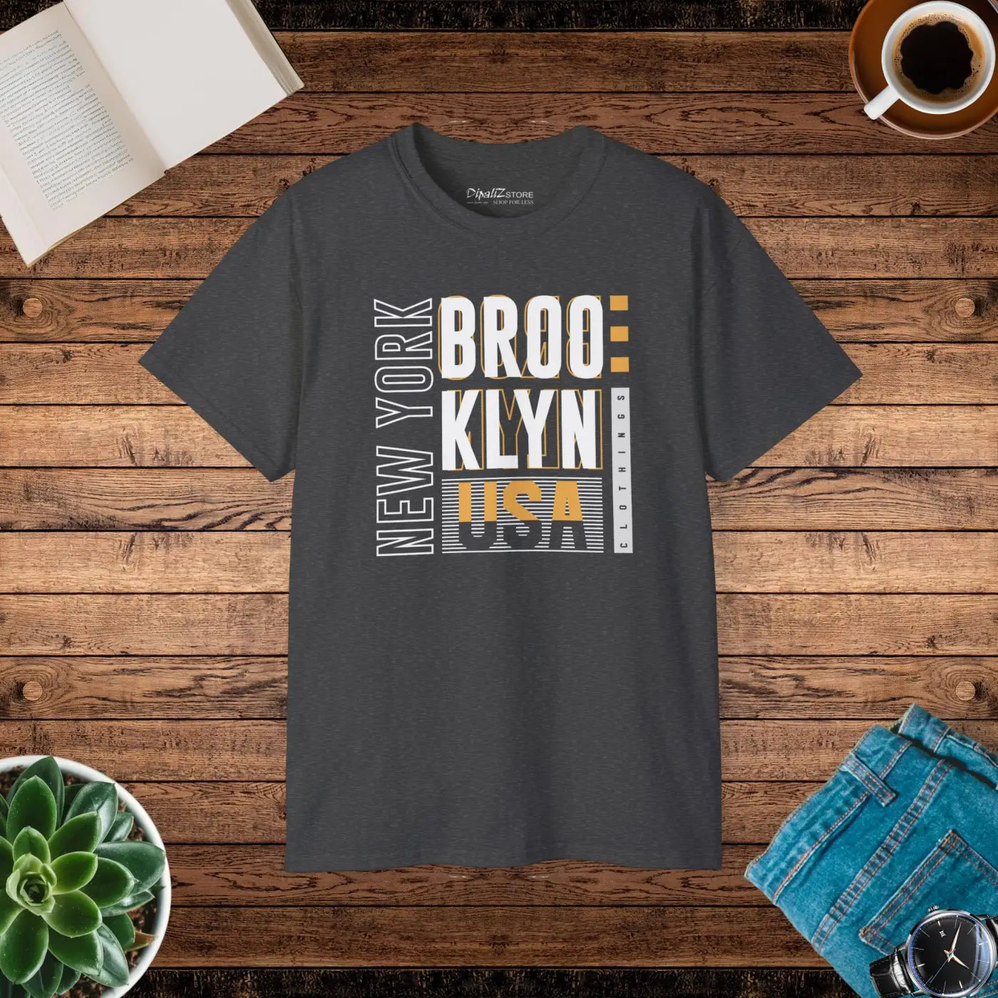 Ultra Cotton Tee - Brooklyn New York Design - DipaliZ