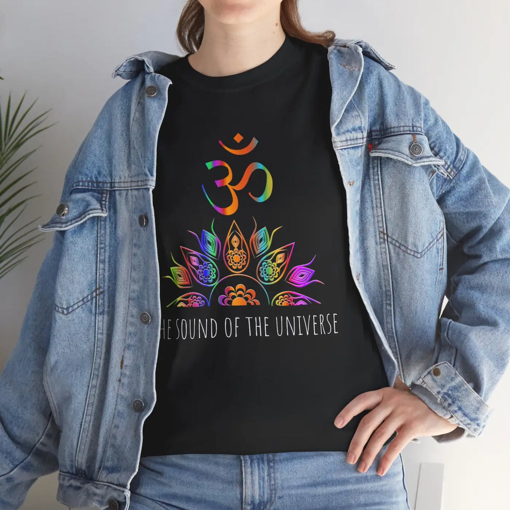 Aum T-Shirt - Unisex Heavy Cotton Spiritual Tee - DipaliZ