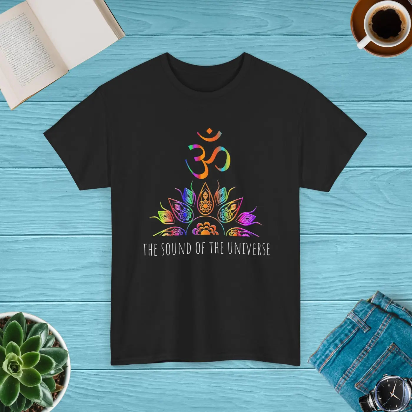 Aum T-Shirt - Unisex Heavy Cotton Spiritual Tee - DipaliZ