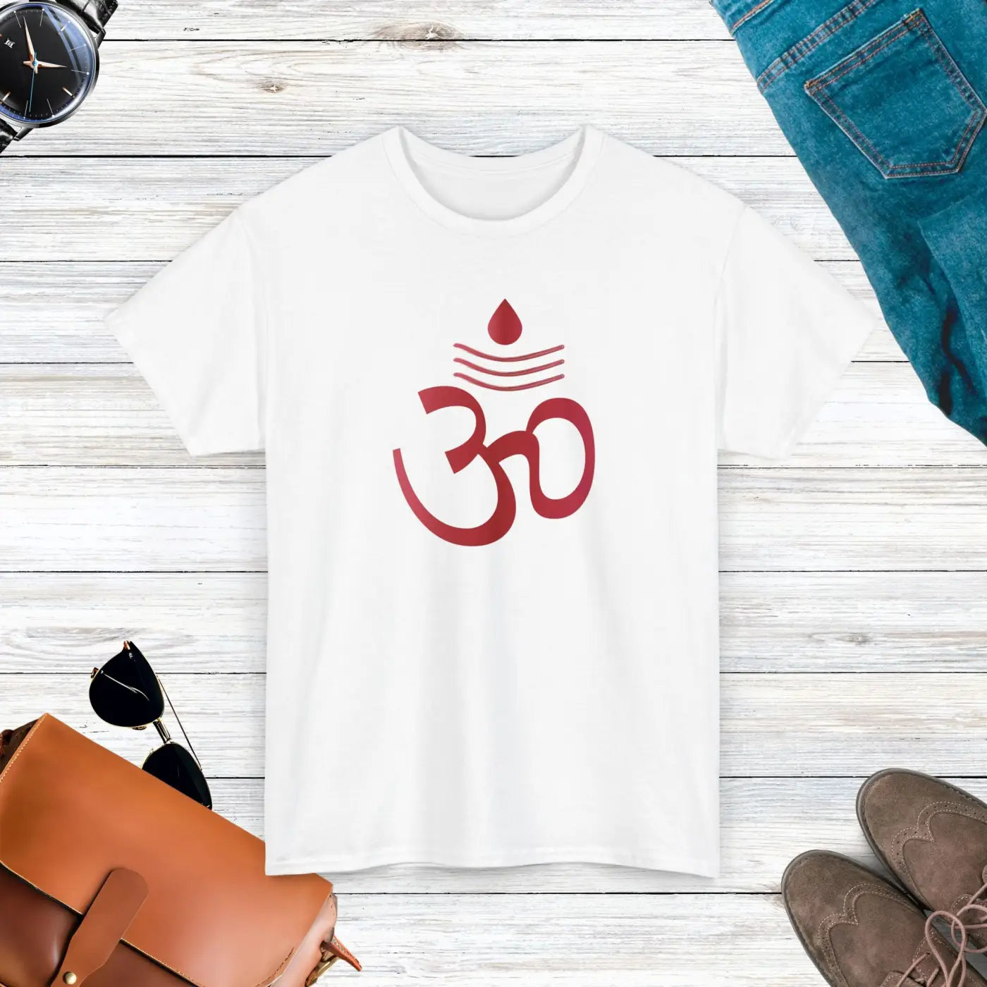 Aum T-Shirt - Premium Cotton Eco-Friendly Gifts - DipaliZ