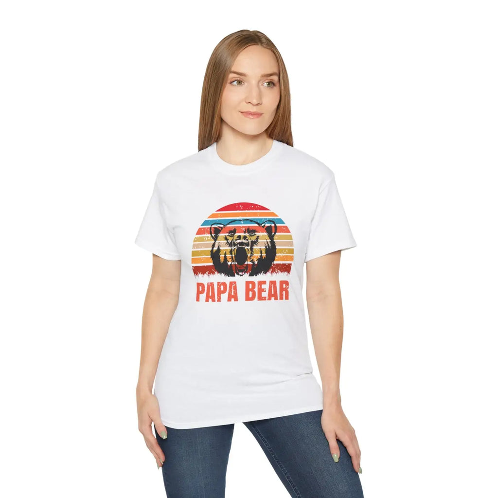 Papa Bear Tee - Ultra Soft Father's Day T-Shirt - DipaliZ