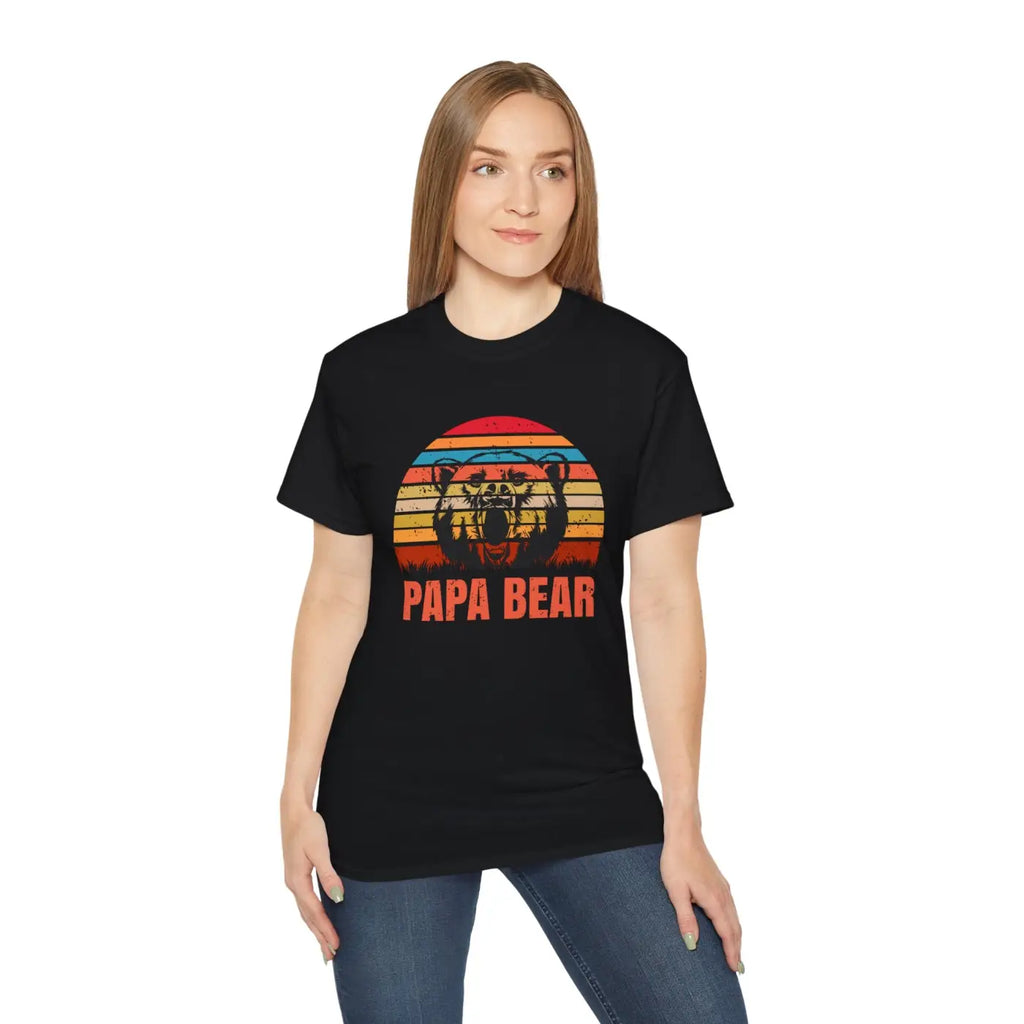 Papa Bear Tee - Ultra Soft Father's Day T-Shirt - DipaliZ