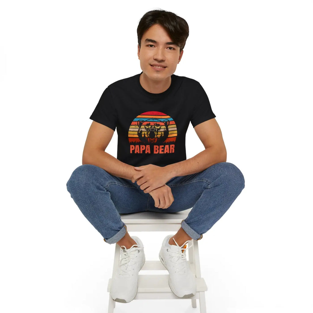 Papa Bear Tee - Ultra Soft Father's Day T-Shirt - DipaliZ