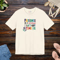 Unisex Jersey Short Sleeve Tee - Patience Virtue Print - DipaliZ