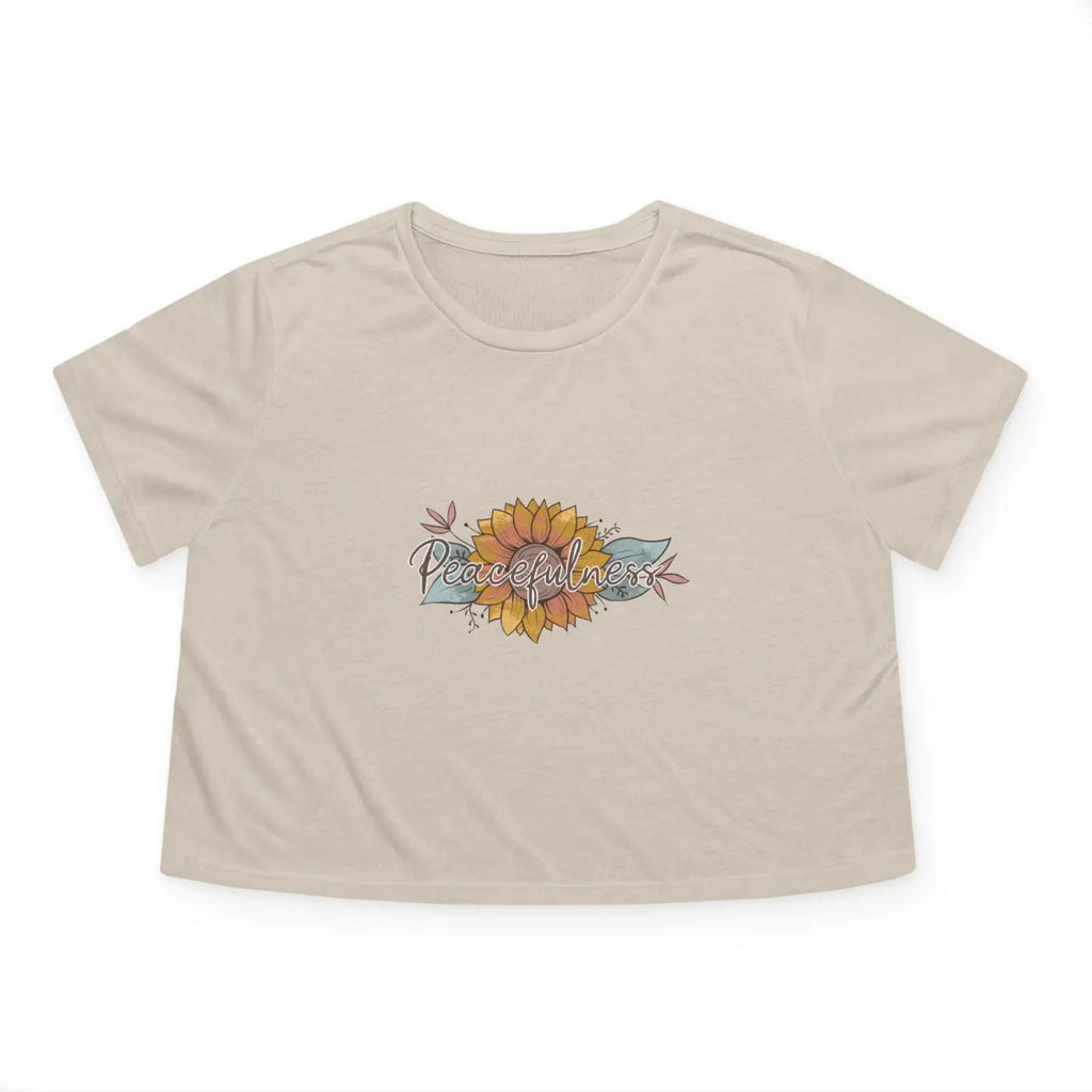 Flowy Cropped Tee - Boho Chic Style for Women - DipaliZ