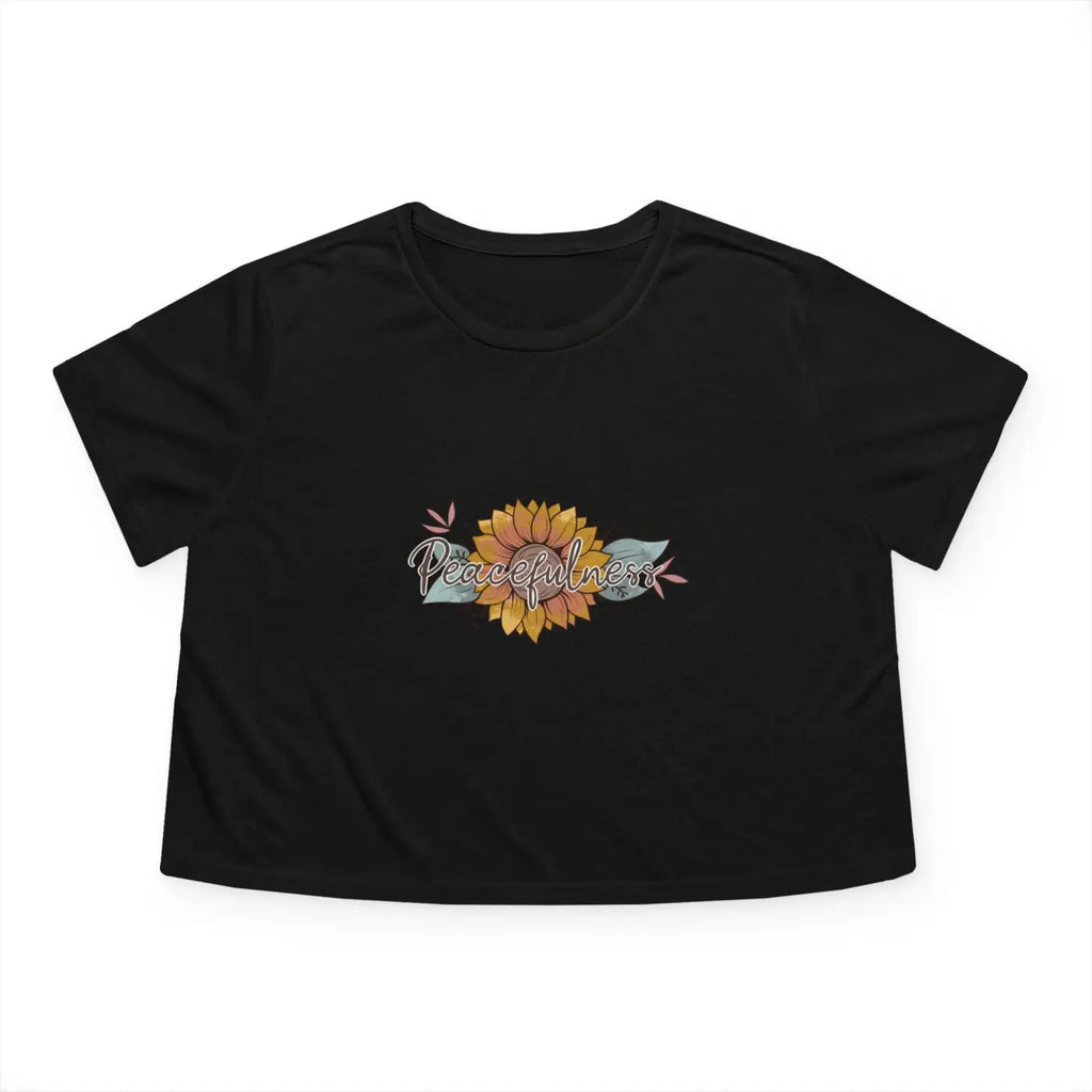 Flowy Cropped Tee - Boho Chic Style for Women - DipaliZ