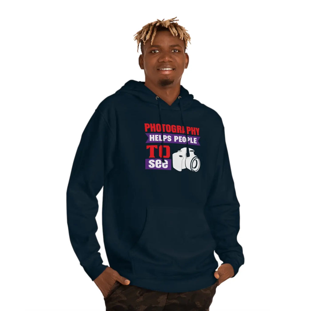 Photography Unisex Hooded Sweatshirt - Cozy Streetwear - DipaliZ