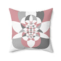 Spun Polyester Square Pillow - Abstract Pattern Accent - DipaliZ