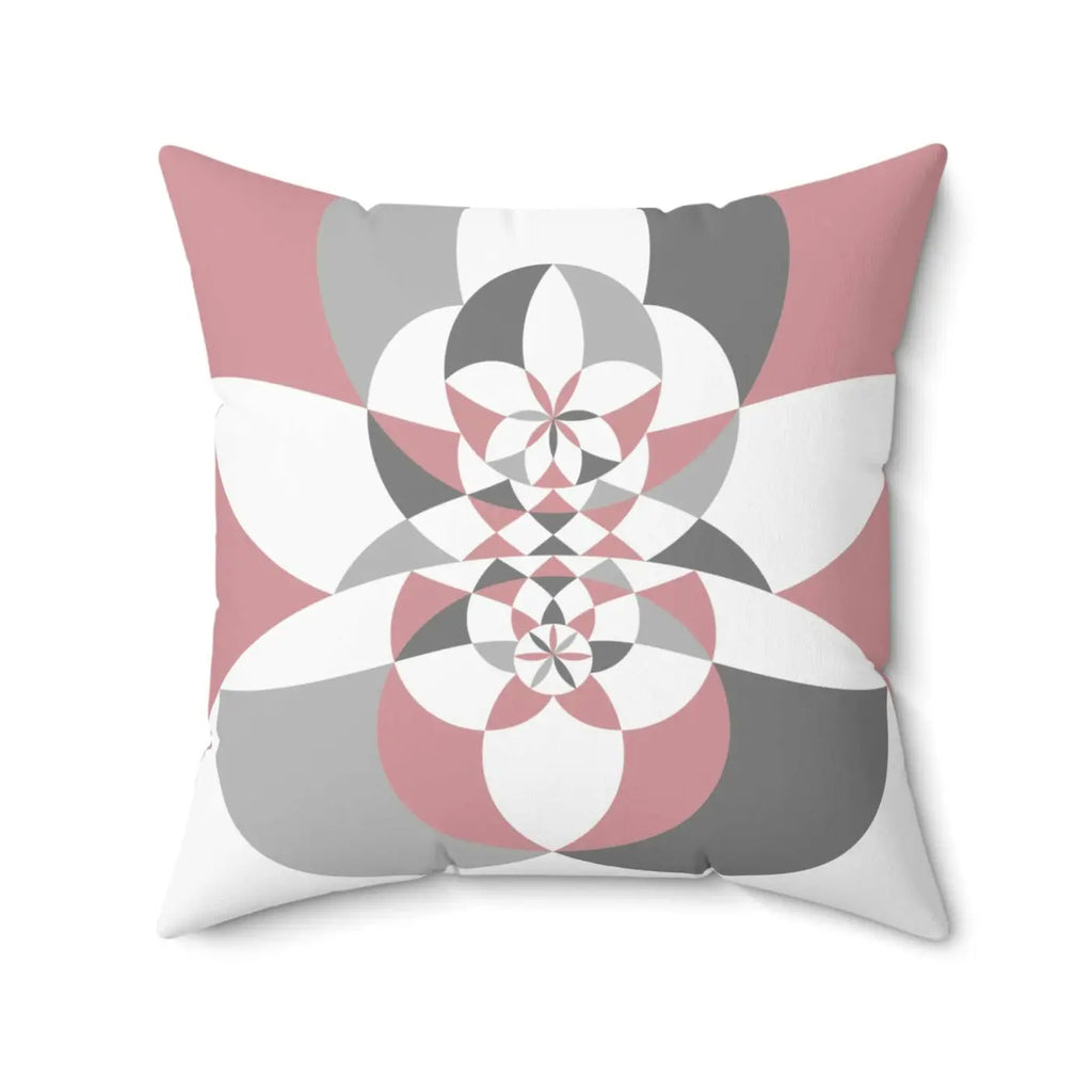 Spun Polyester Square Pillow - Abstract Pattern Accent - DipaliZ