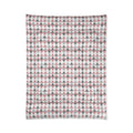 Cozy Comforter - Pink and Grey Triangles Design - DipaliZ
