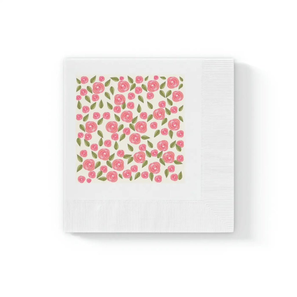 White Coined Paper Napkins - Elegant Celebration Style - DipaliZ