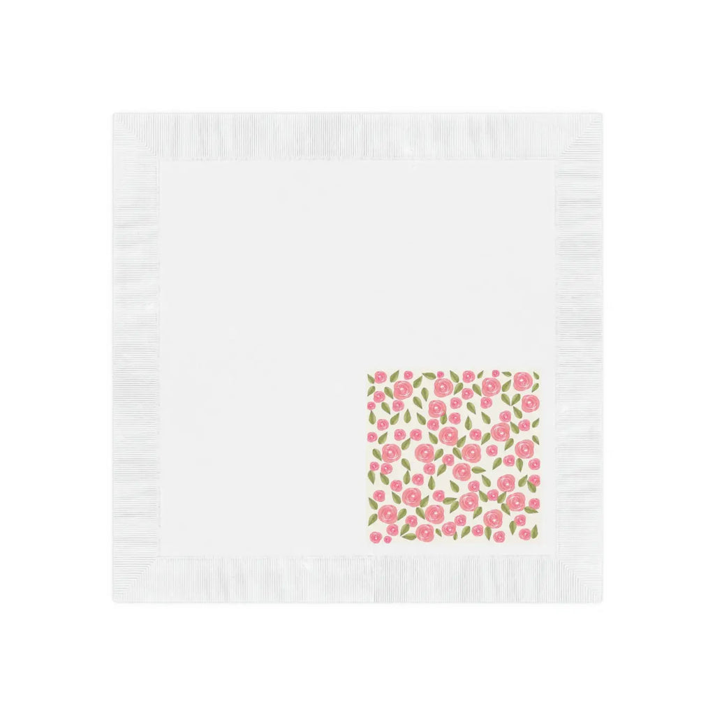 White Coined Paper Napkins - Elegant Celebration Style - DipaliZ