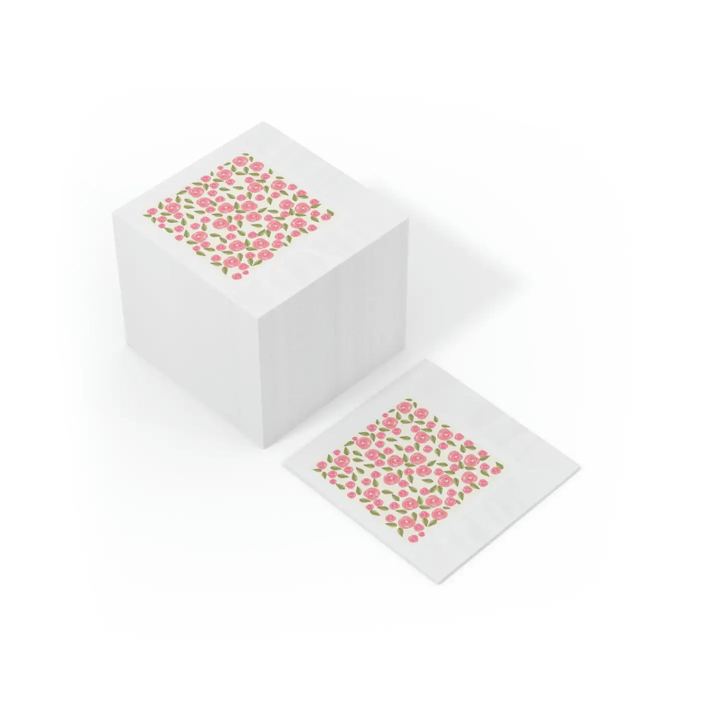 White Coined Paper Napkins - Elegant Celebration Style - DipaliZ