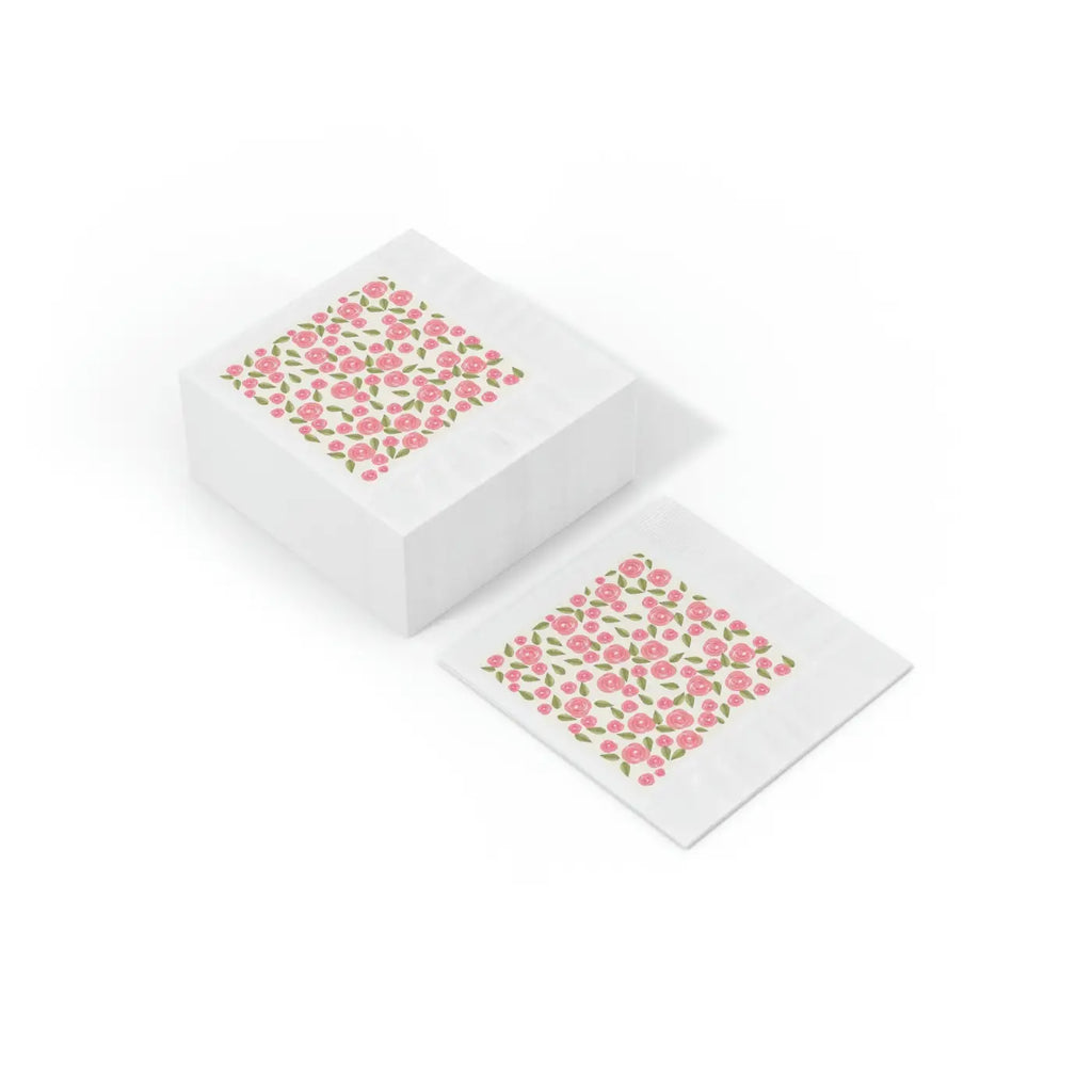 White Coined Paper Napkins - Elegant Celebration Style - DipaliZ