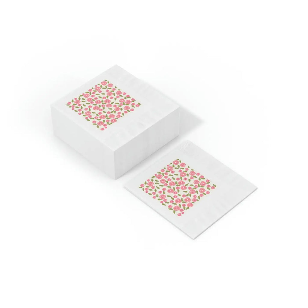 White Coined Paper Napkins - Elegant Celebration Style - DipaliZ