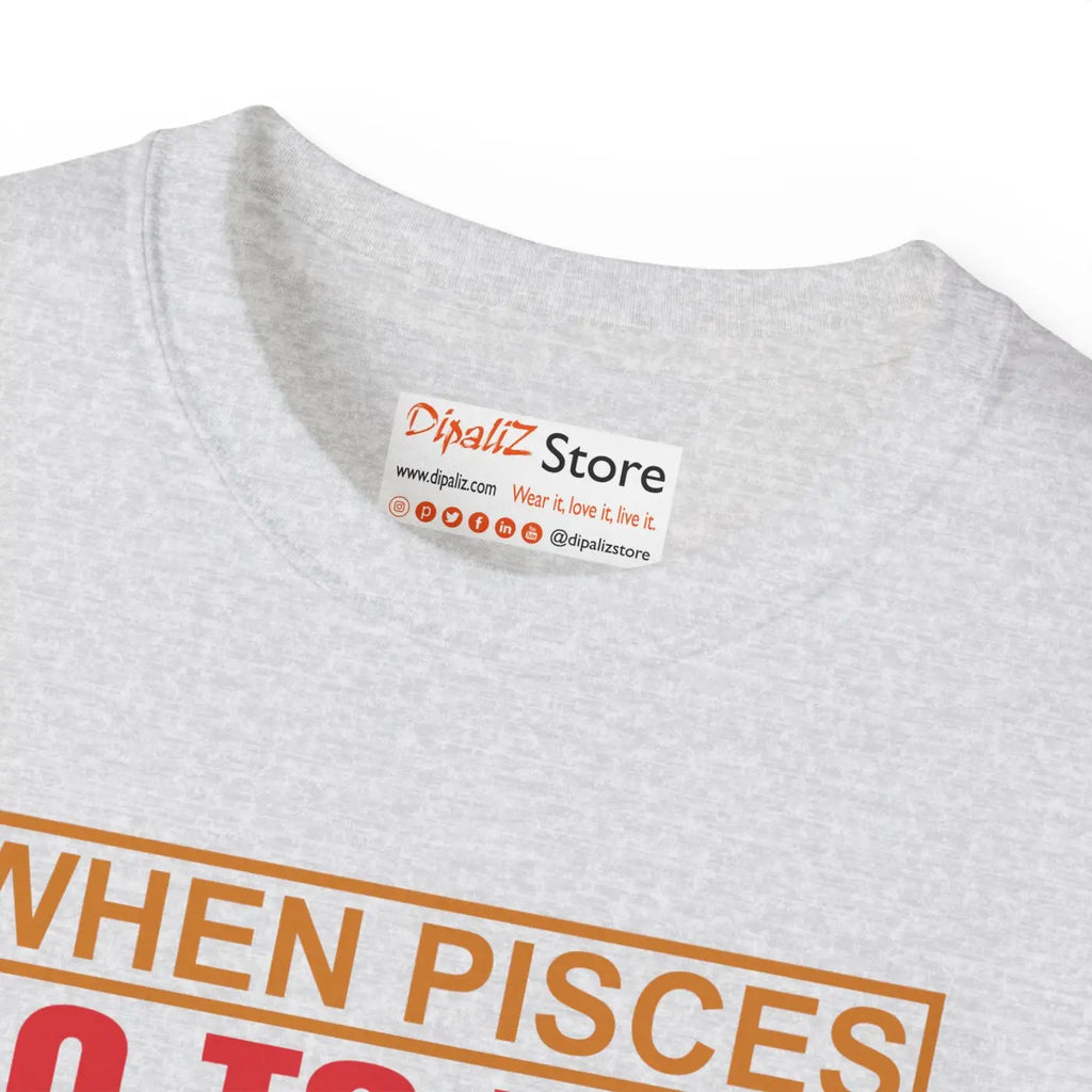 Pisces Zodiac Sign Broken Heart Tee - Cosmic Style - DipaliZ