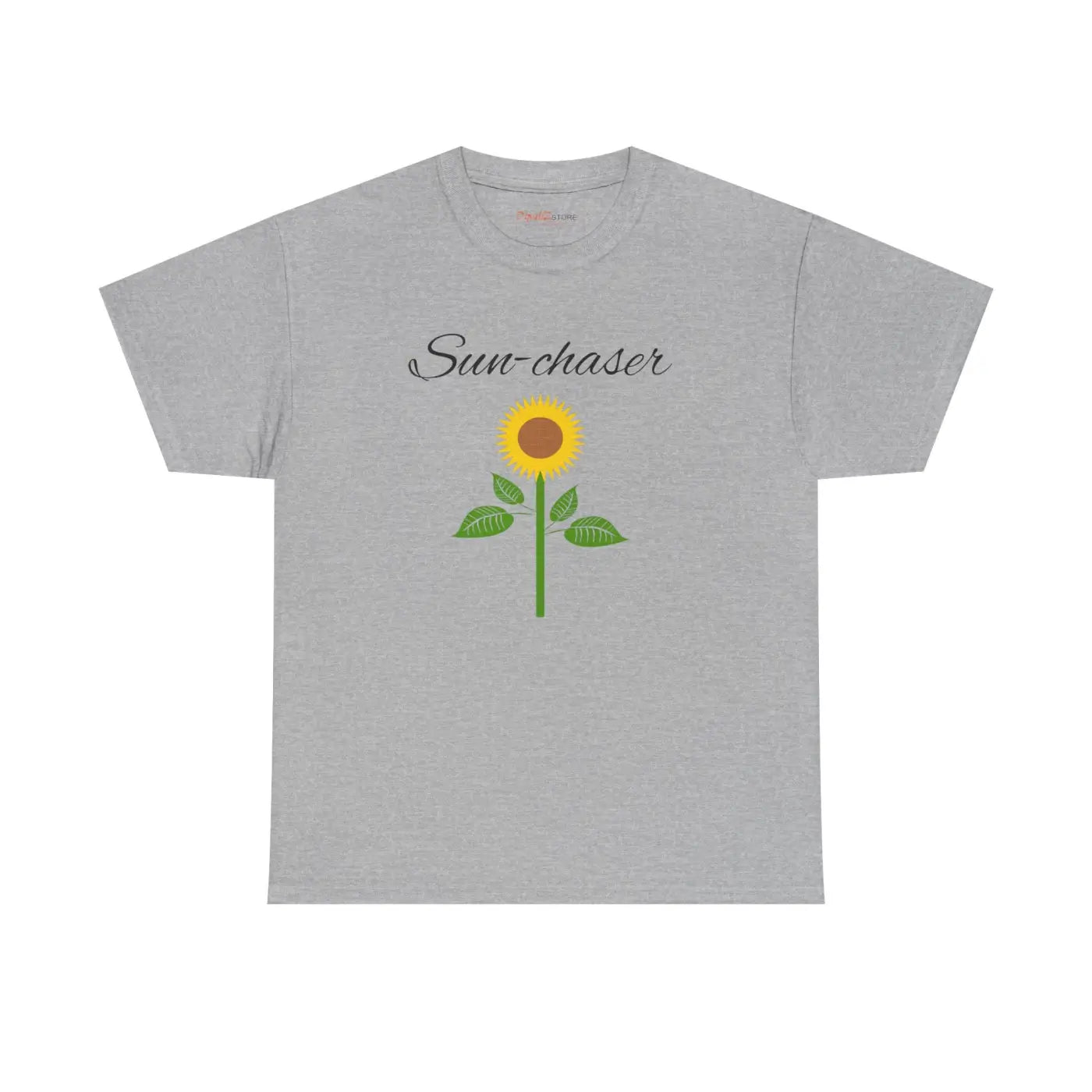 Sunflower T-Shirt - Hand-Drawn Cotton Gift for Her - DipaliZ