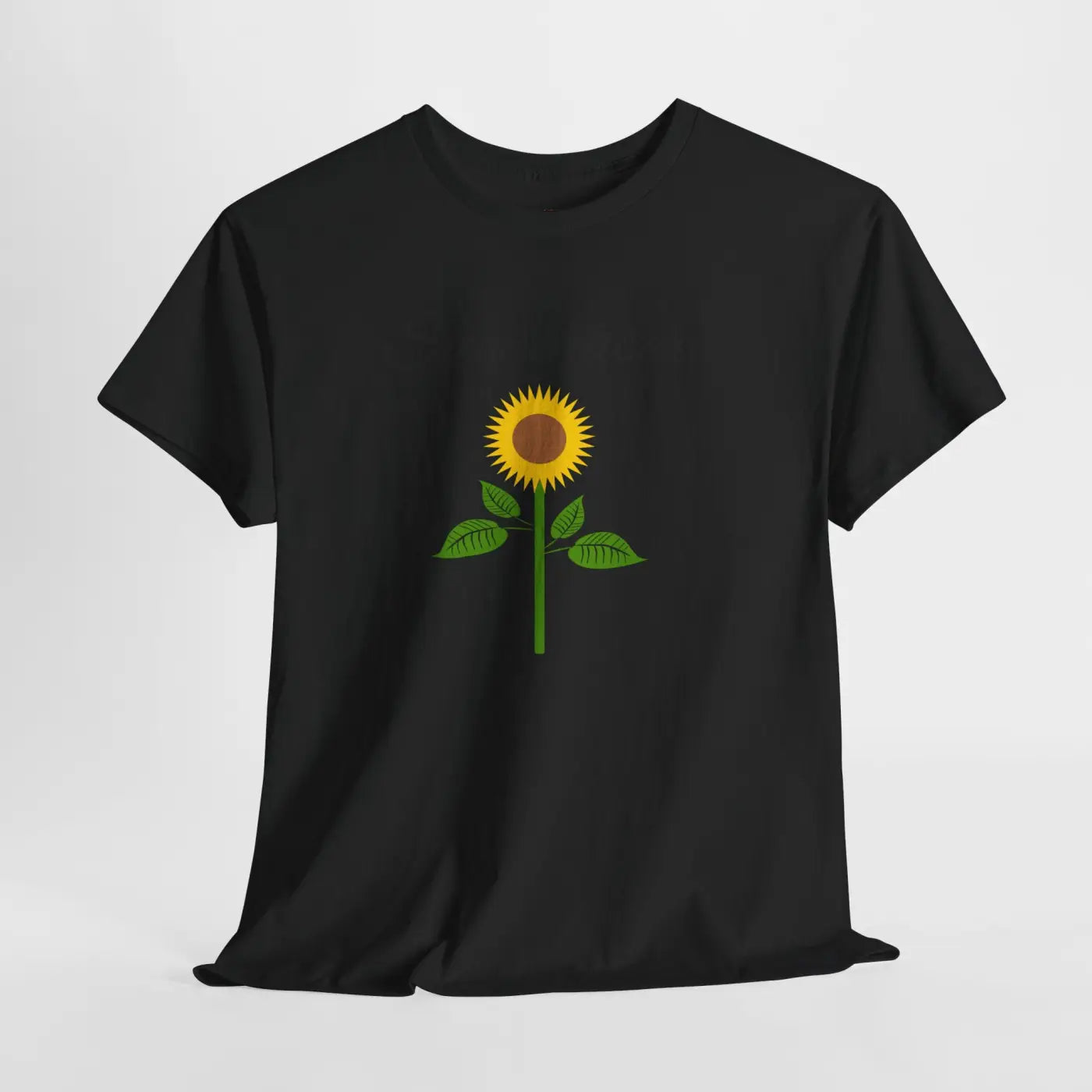 Sunflower T-Shirt - Hand-Drawn Cotton Gift for Her - DipaliZ