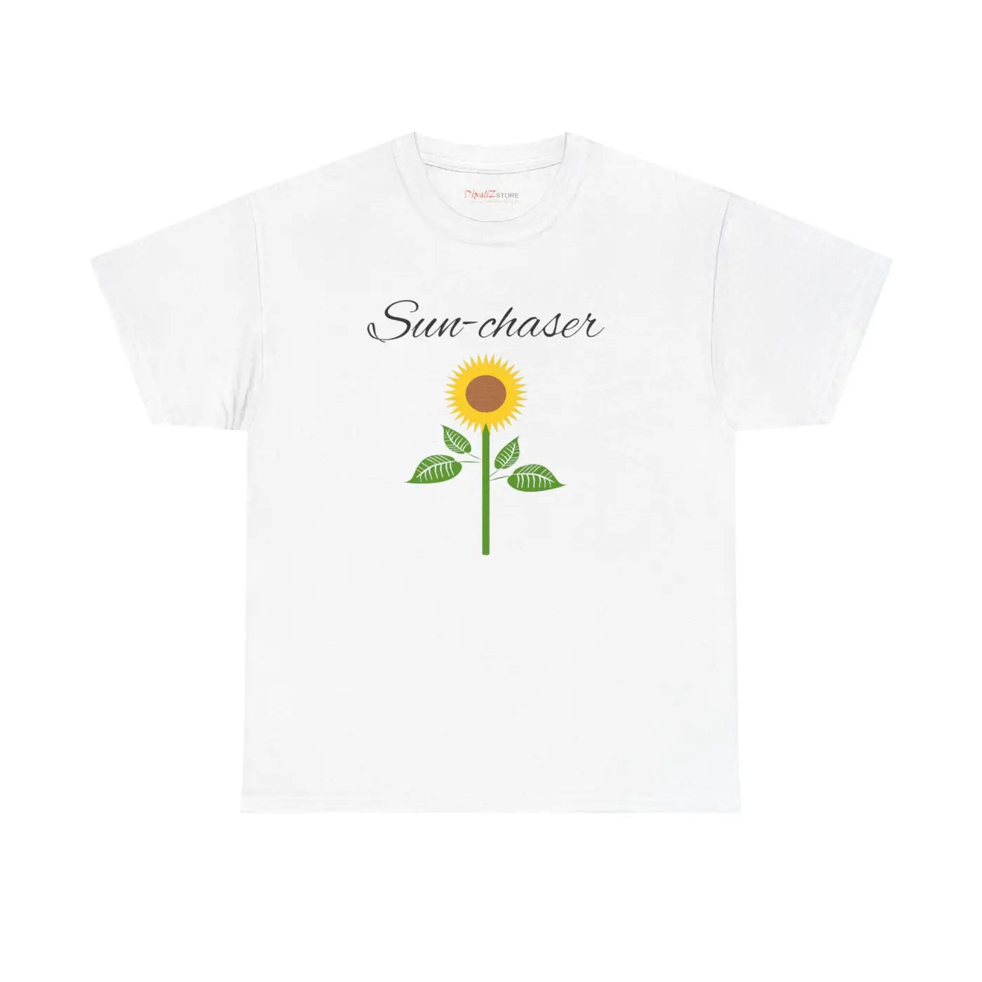 Sunflower T-Shirt - Hand-Drawn Cotton Gift for Her - DipaliZ