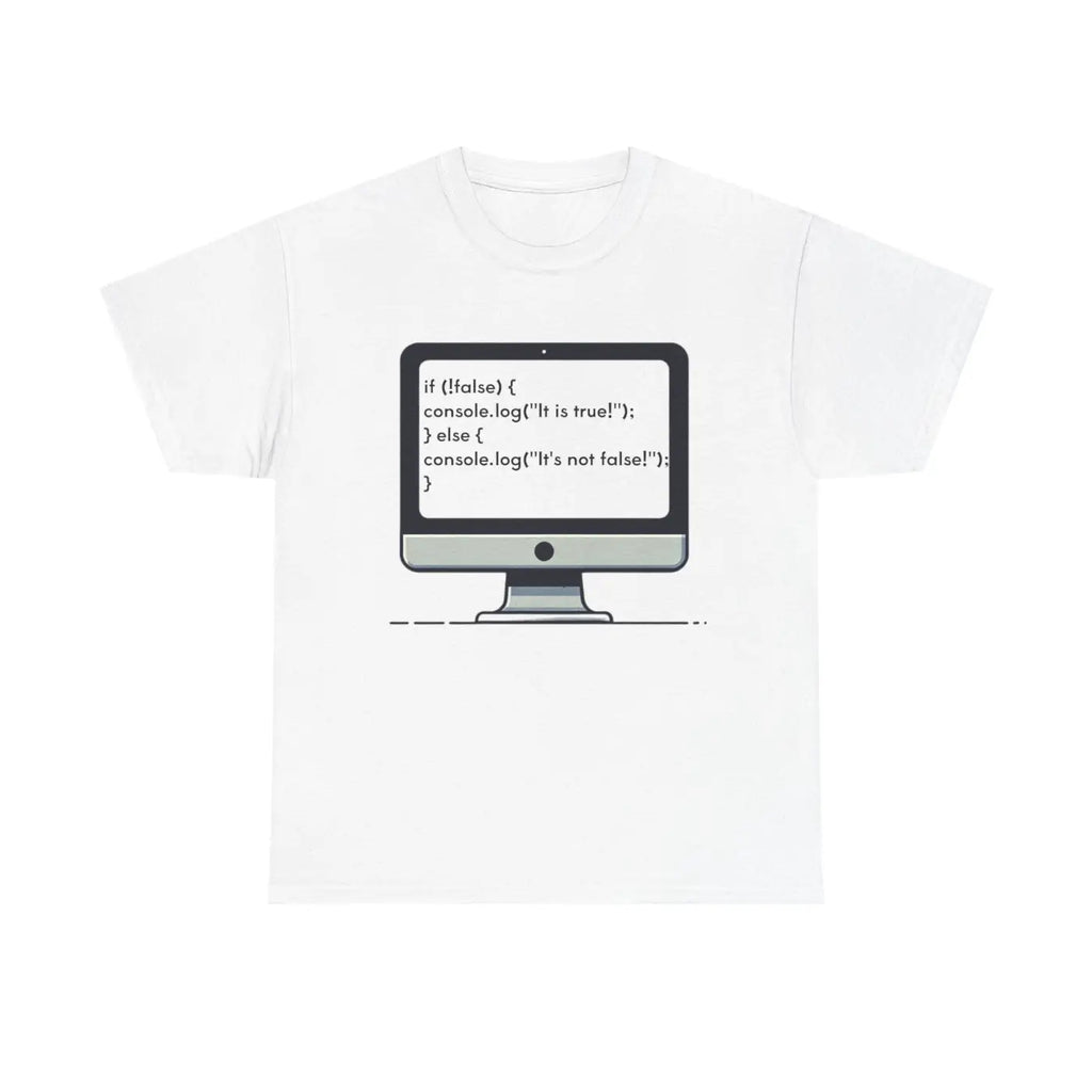 JavaScript Programming Computer Nerd Tee - Coding Apparel - DipaliZ
