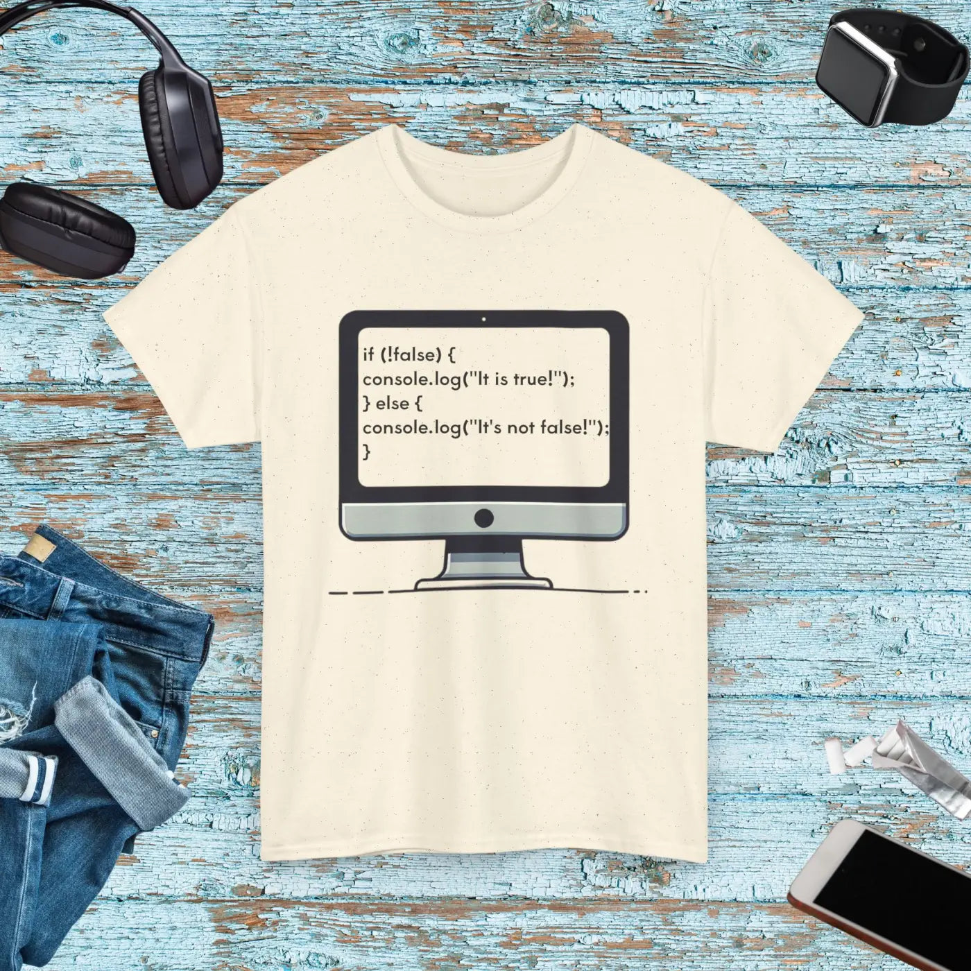 JavaScript Programming Computer Nerd Tee - Coding Apparel - DipaliZ