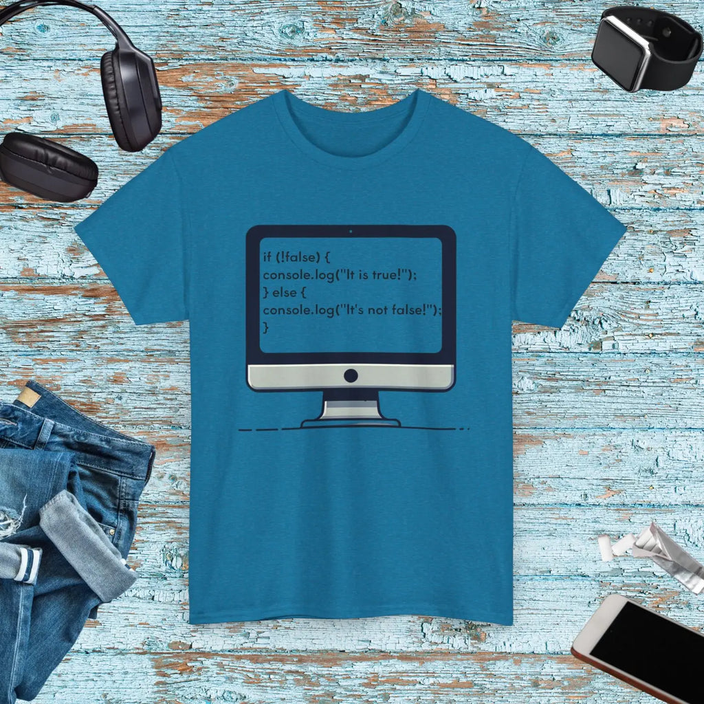 JavaScript Programming Computer Nerd Tee - Coding Apparel - DipaliZ