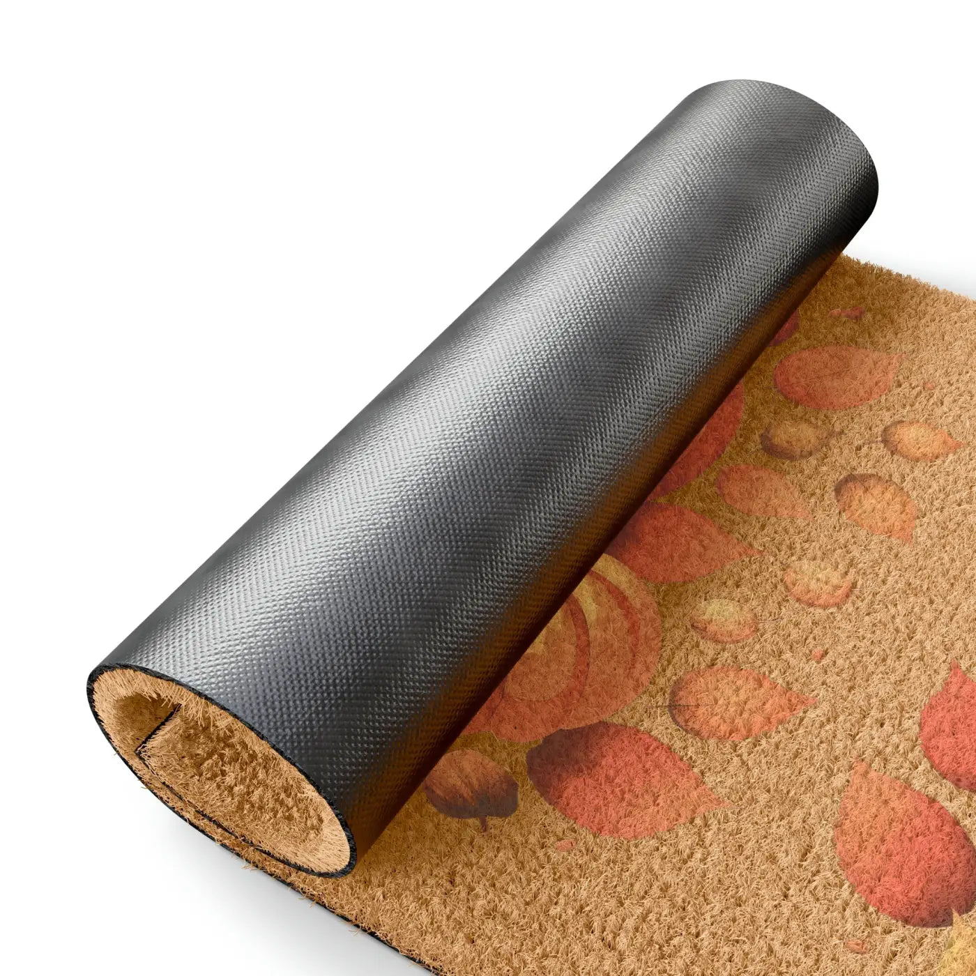 Autumn Leaves Door Mat - Tufted Coir Coconut Fiber - DipaliZ