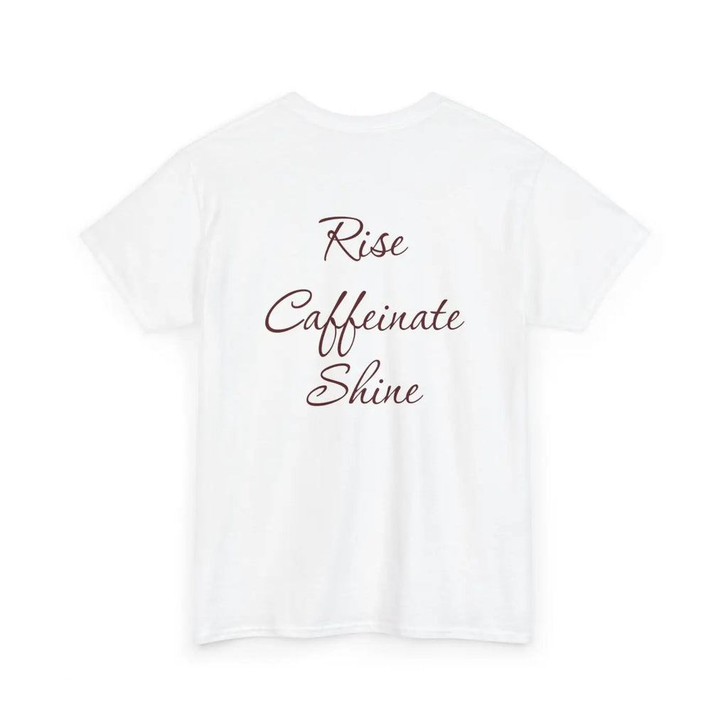 Bicycle Tee - Rise Caffeinate Shine Heavy Cotton - DipaliZ