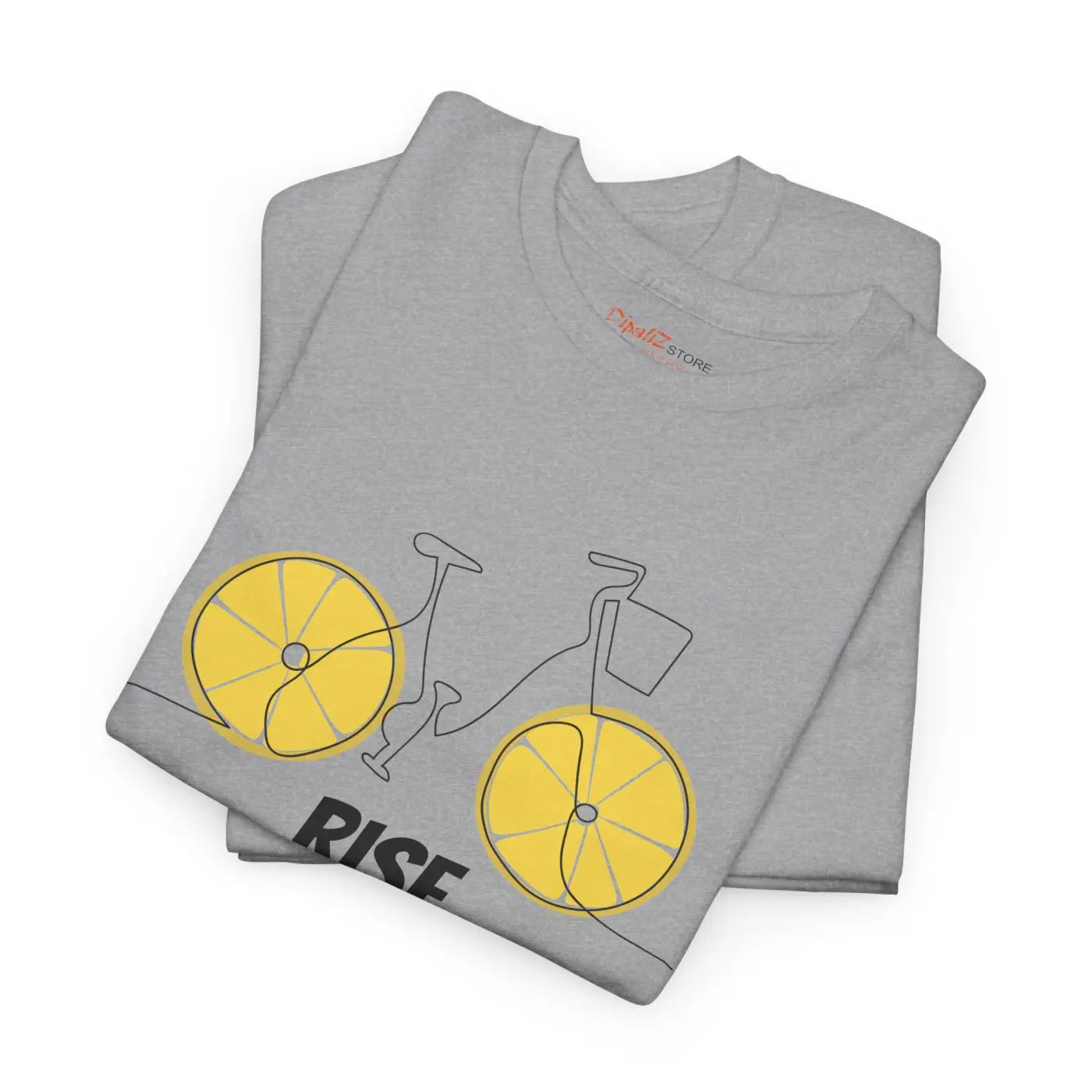 Bicycle Tee - Rise Caffeinate Shine Heavy Cotton - DipaliZ