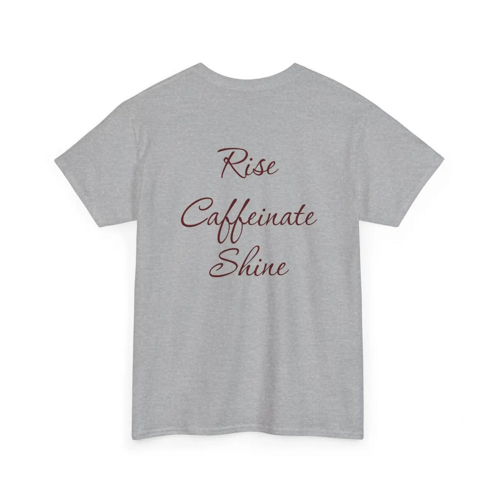 Bicycle Tee - Rise Caffeinate Shine Heavy Cotton - DipaliZ