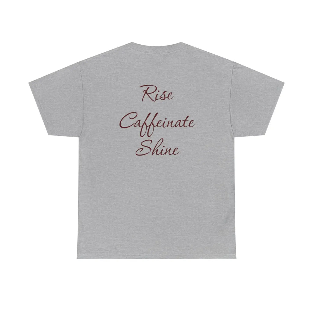 Bicycle Tee - Rise Caffeinate Shine Heavy Cotton - DipaliZ