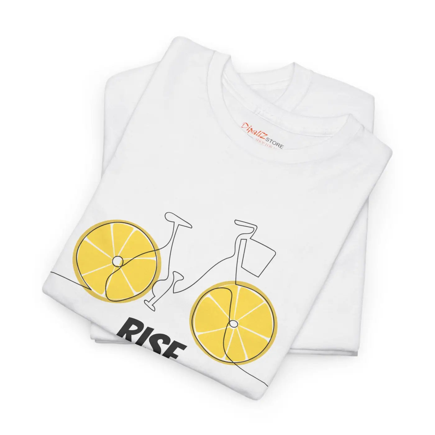 Bicycle Tee - Rise Caffeinate Shine Heavy Cotton - DipaliZ
