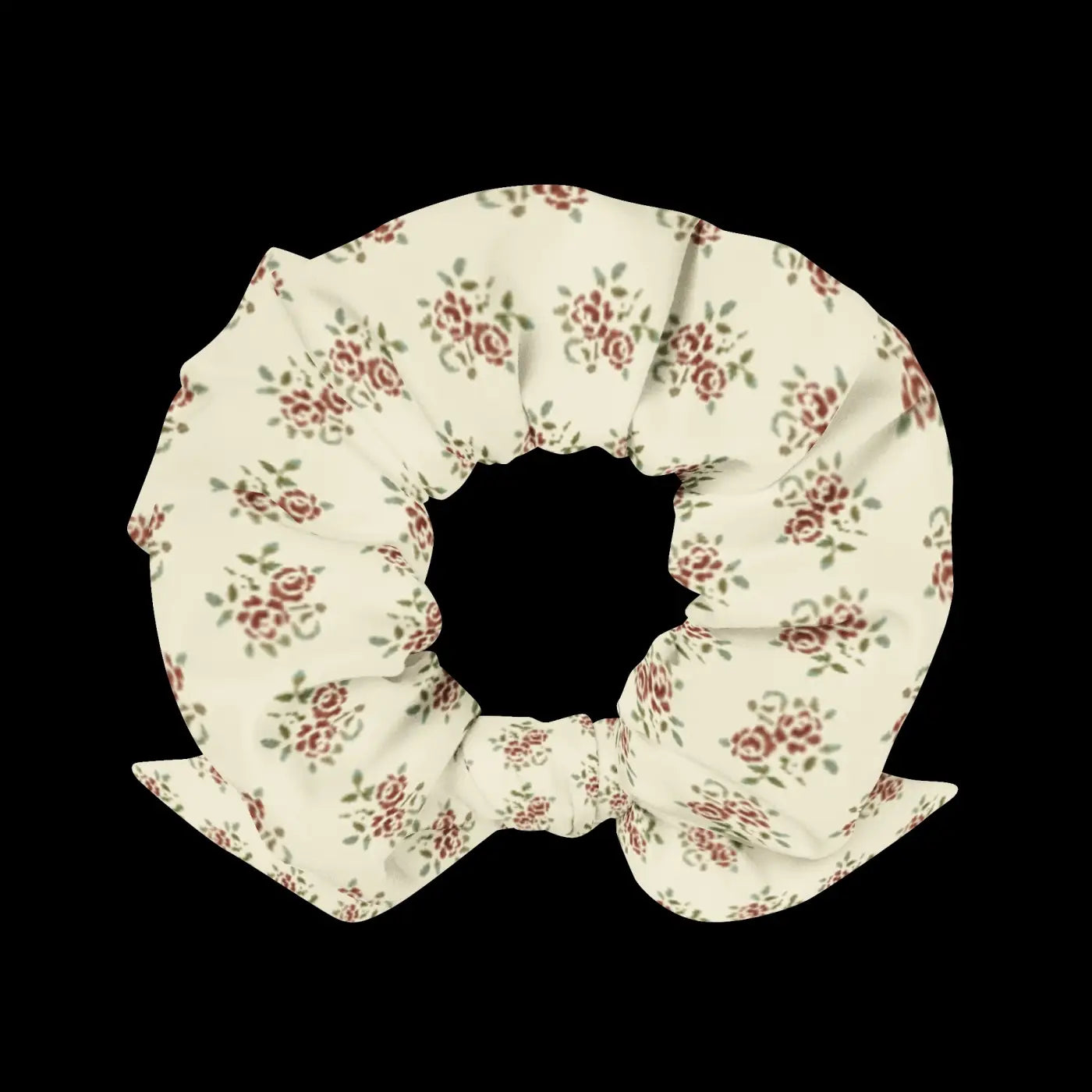 Recycled Scrunchie - Rose Flowers One Size - DipaliZ