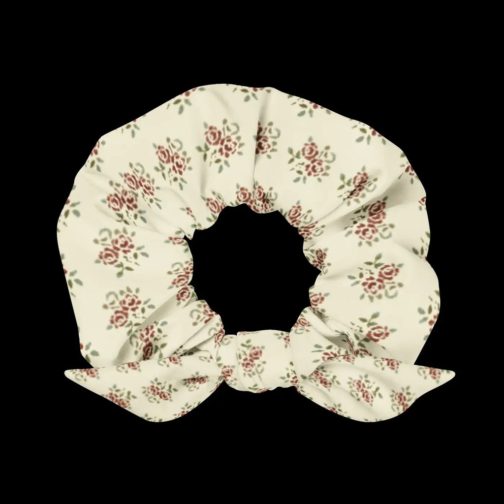 Recycled Scrunchie - Rose Flowers One Size - DipaliZ