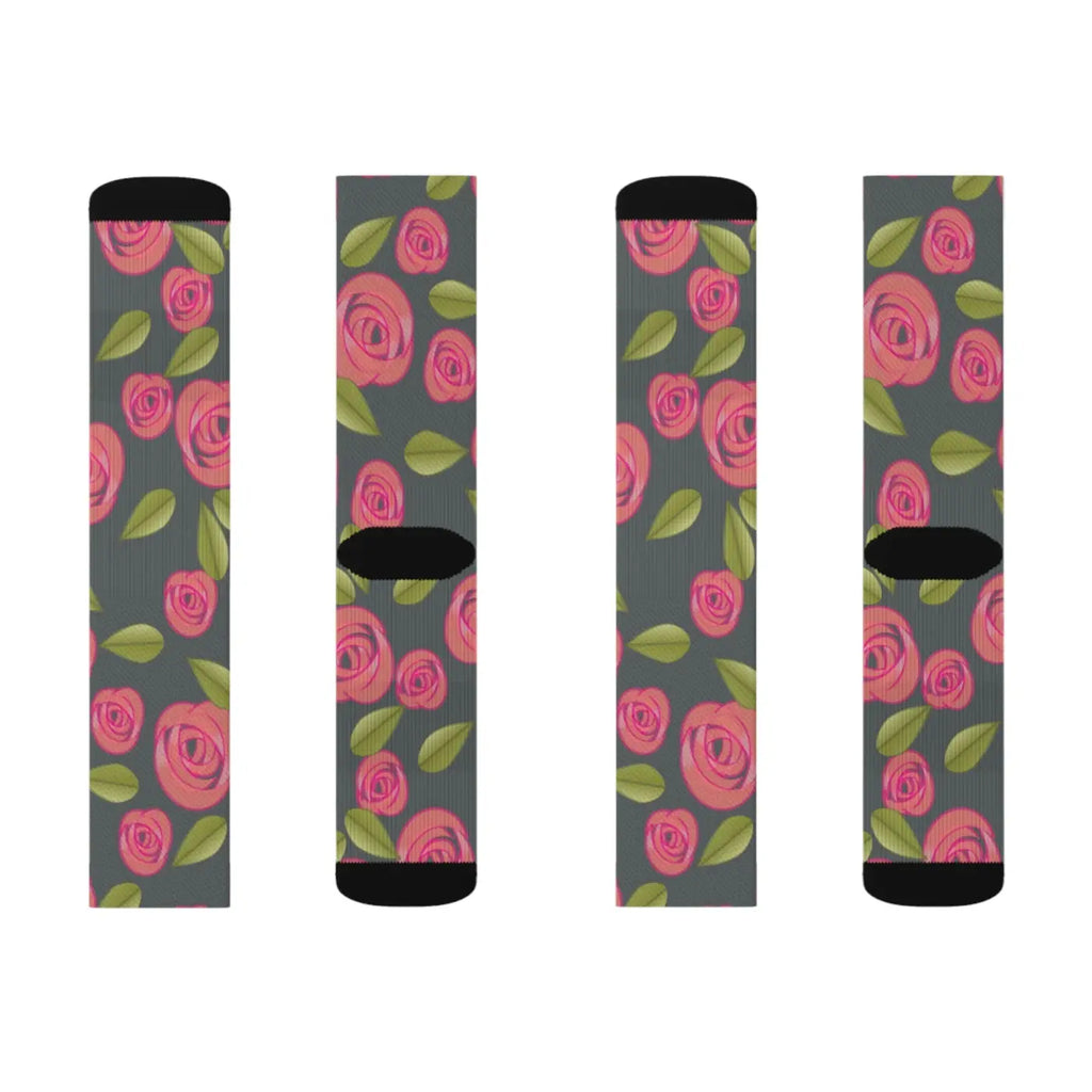 Sublimation Socks - Vibrant Swirl Design for Women - DipaliZ