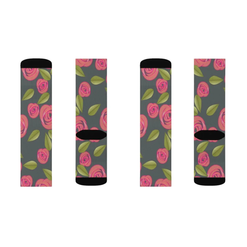 Sublimation Socks - Vibrant Swirl Design for Women - DipaliZ