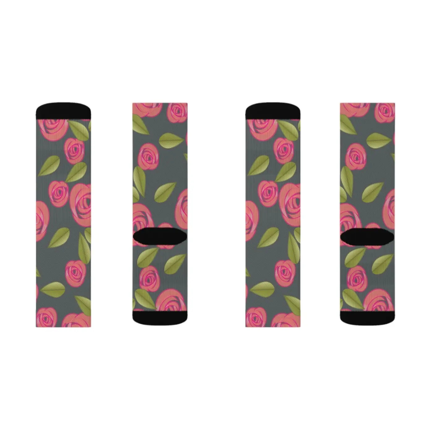 Sublimation Socks - Vibrant Swirl Design for Women - DipaliZ