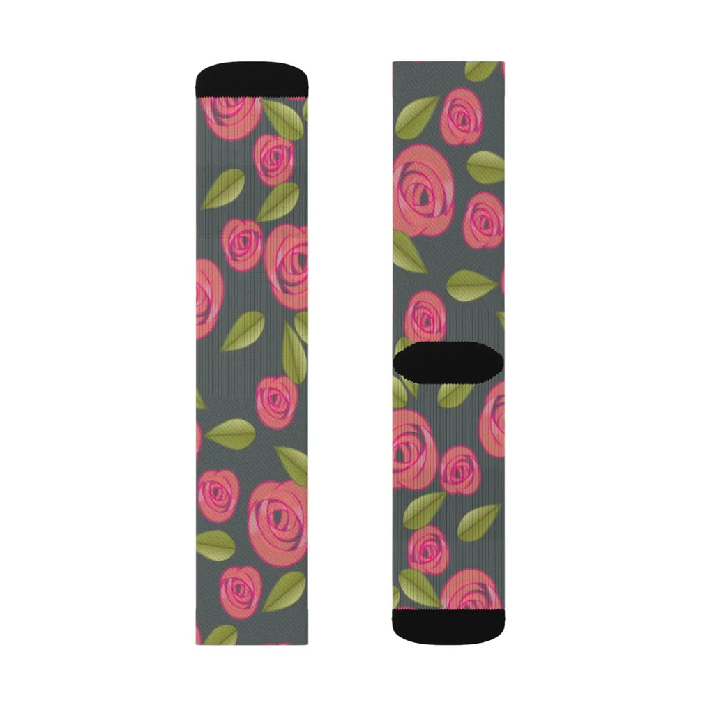 Sublimation Socks - Vibrant Swirl Design for Women - DipaliZ