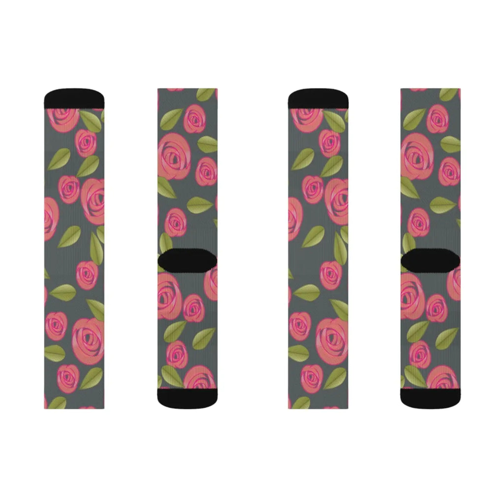 Sublimation Socks - Vibrant Swirl Design for Women - DipaliZ