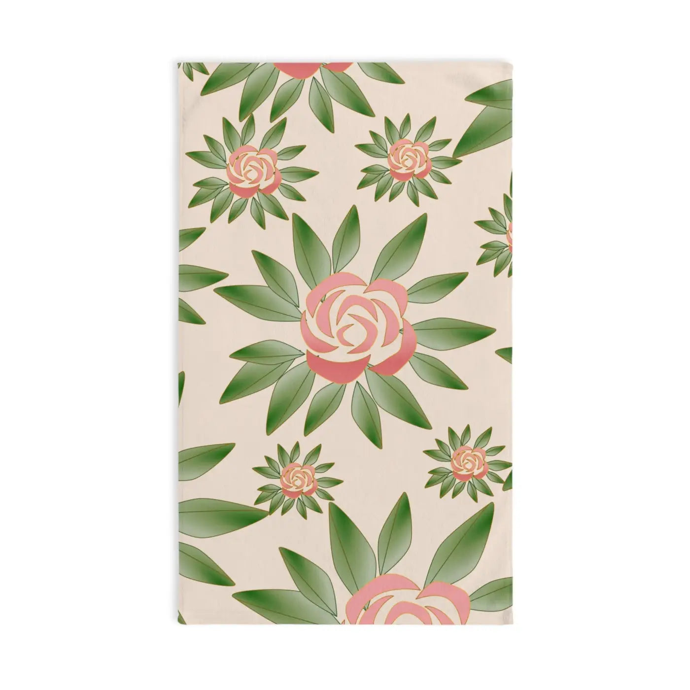 Roses Printed Hand Towel - Luxury Eco-Friendly Gift - DipaliZ