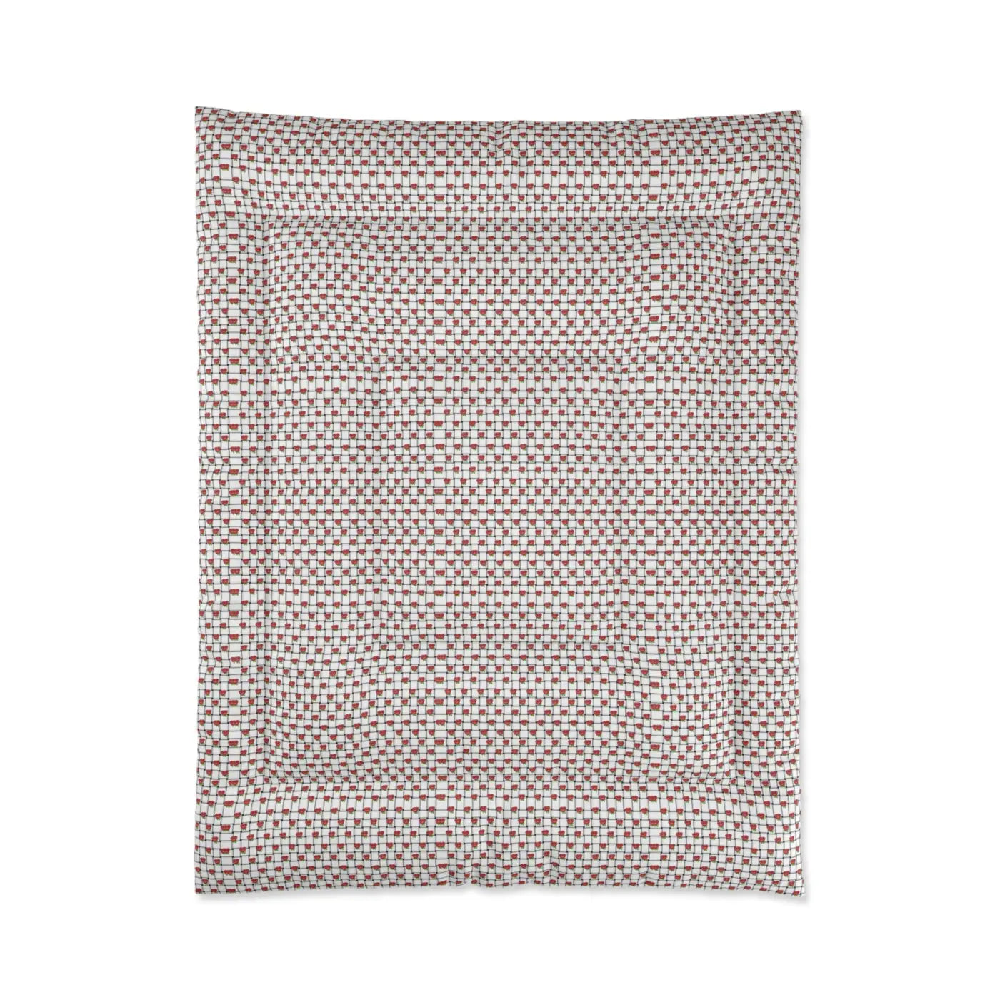 Polyester Comforter - Weaved Pattern Rose Design - DipaliZ