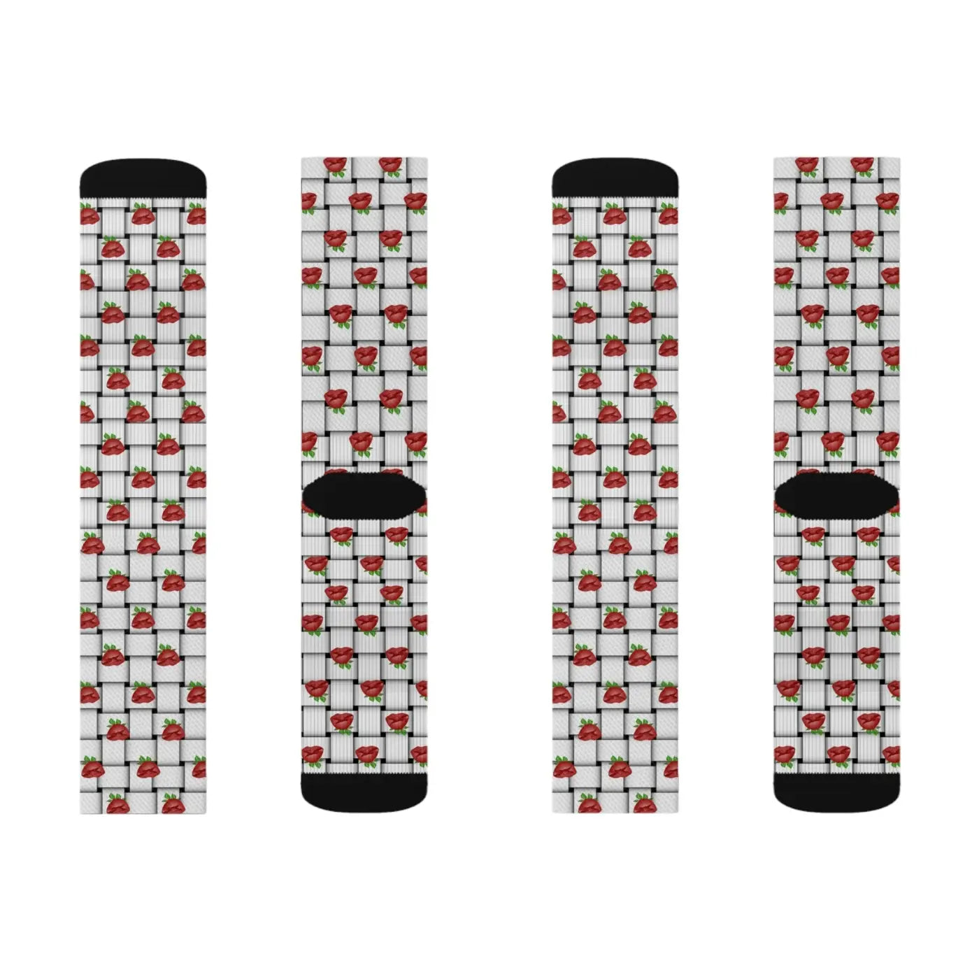 Weaved Pattern Socks - Eco-Friendly Gifts for Her - DipaliZ