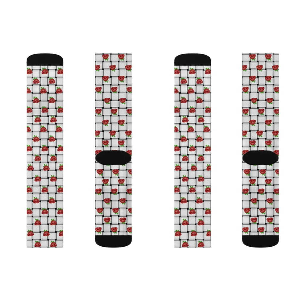 Weaved Pattern Socks - Eco-Friendly Gifts for Her - DipaliZ