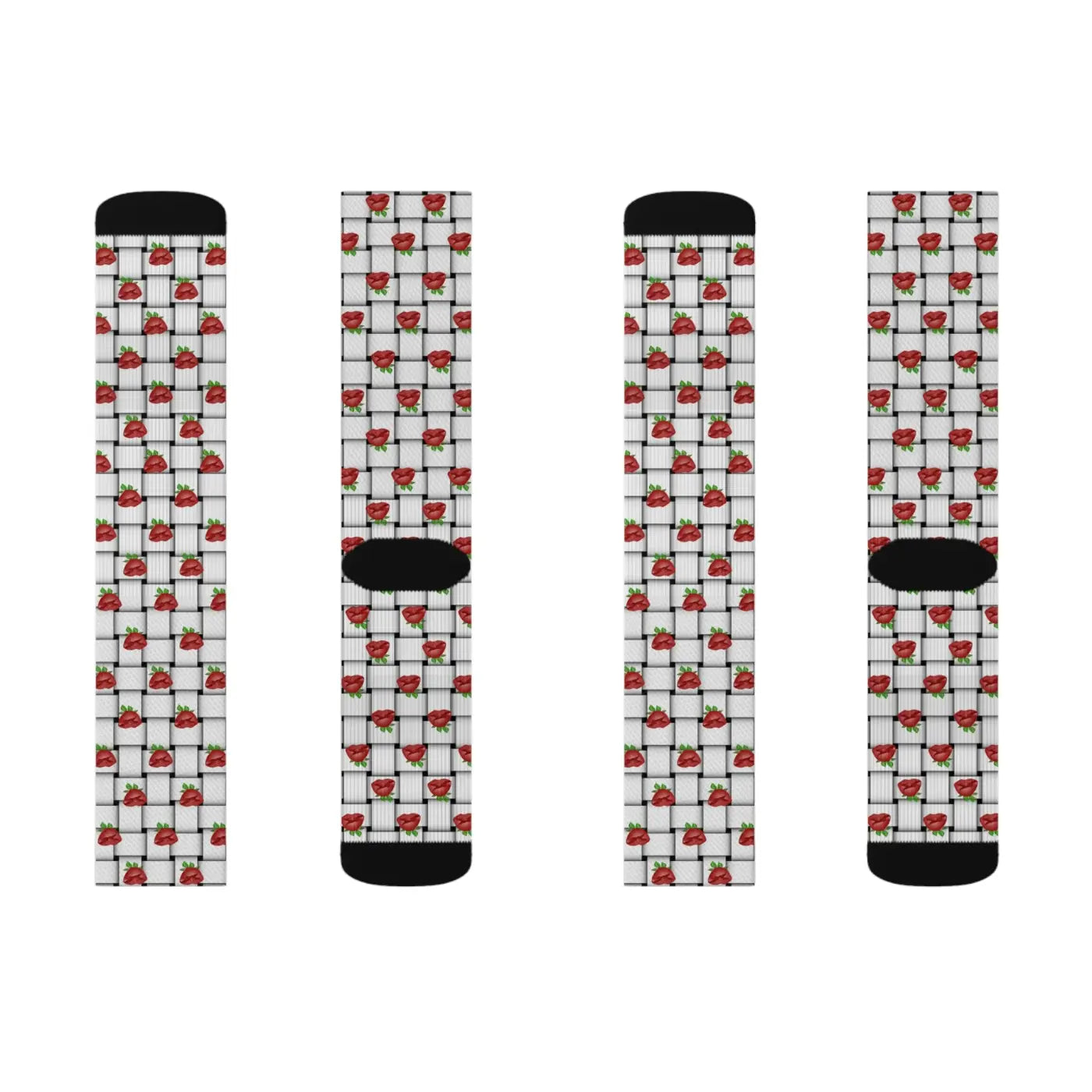 Weaved Pattern Socks - Eco-Friendly Gifts for Her - DipaliZ