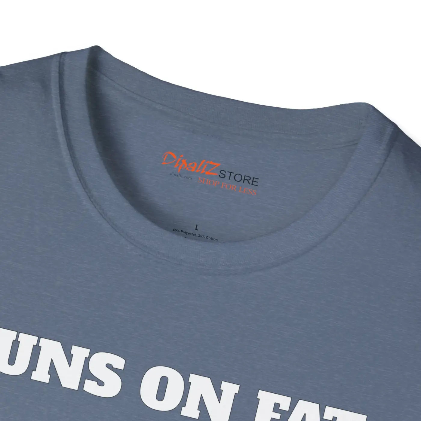 Bicycle T-Shirt - Runs On Fat Adventure Rider Tee - DipaliZ