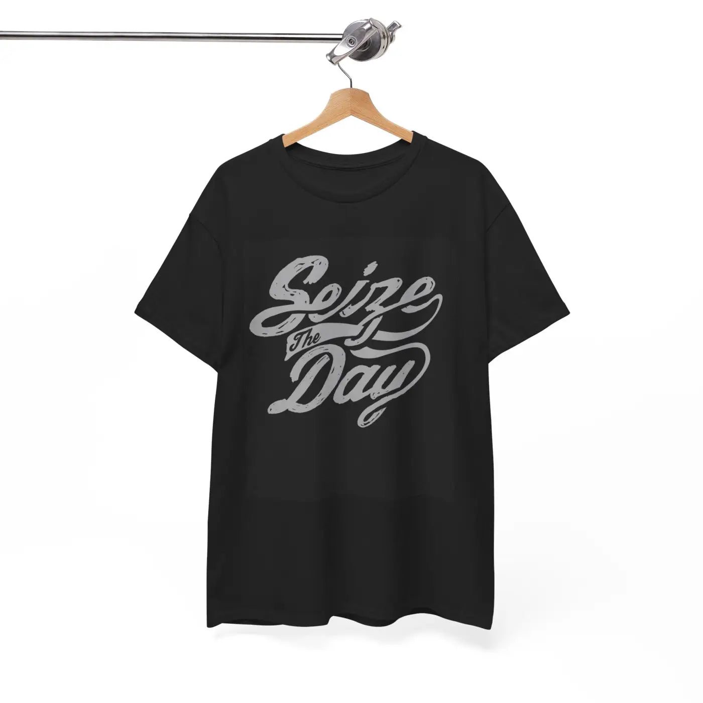 Seize The Day Cotton Tee - Inspirational Unisex Shirt - DipaliZ