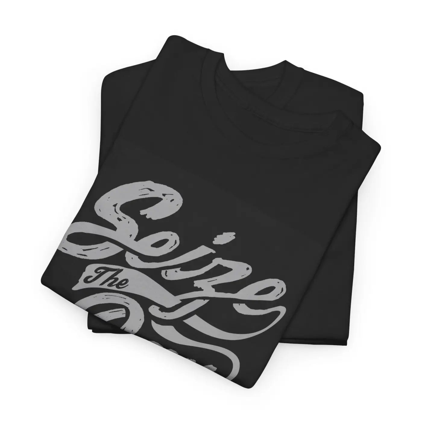 Seize The Day Cotton Tee - Inspirational Unisex Shirt - DipaliZ