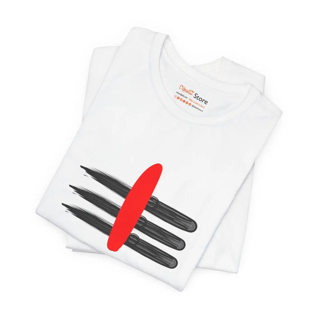Lord Shiva Short Sleeve Tee - Mahadev Tilak Design - DipaliZ