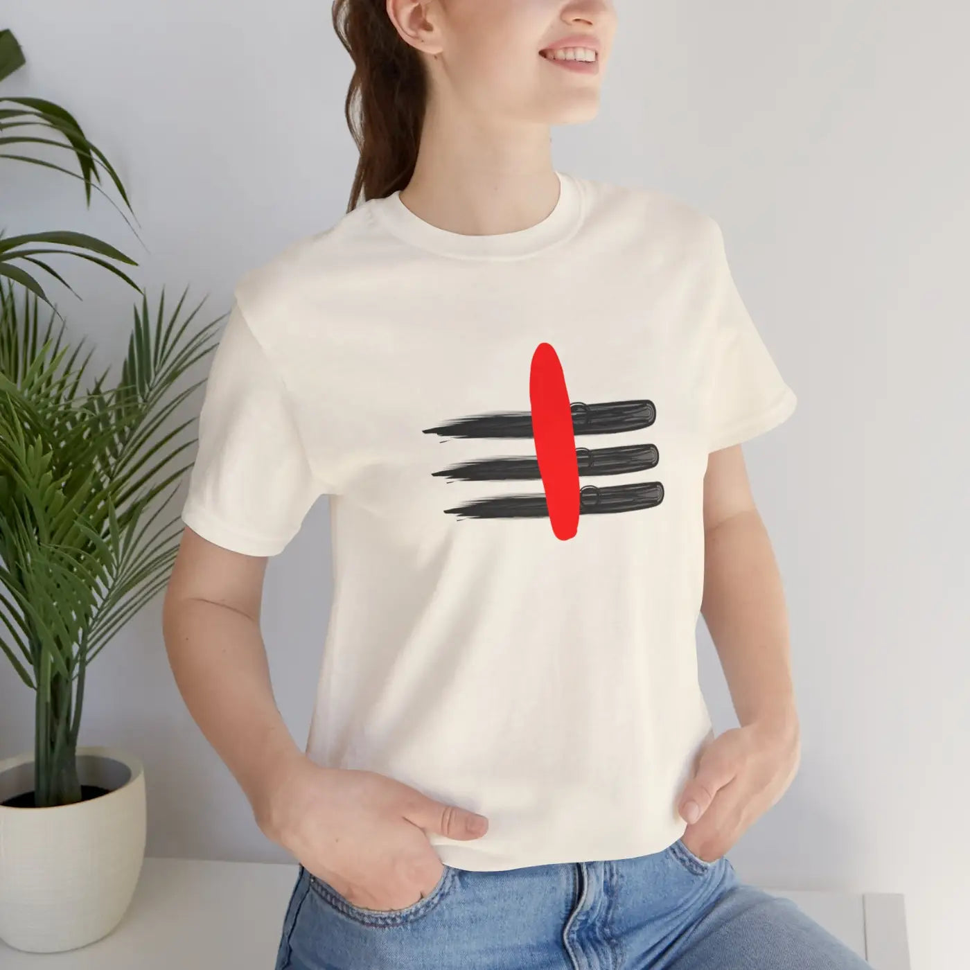 Lord Shiva Short Sleeve Tee - Mahadev Tilak Design - DipaliZ
